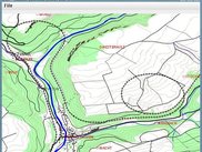 A topo map.