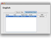 Spreadsheet View