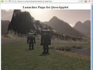 Jives framework test application running as a Java applet