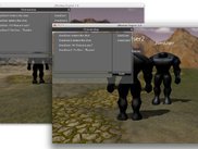 Chat between two Playing Characters