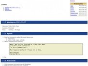 2. after (generated HTML with sitemap &amp; recent_update)