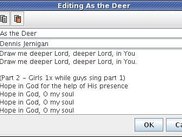 JLyrics - Editing A Song