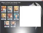 Visualizando a Biografia do heroi.