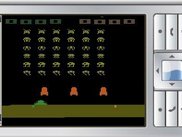 Space invaders in landscape mode
