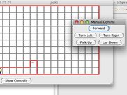 A basic jNiki-Field and the manual controls for Niki.