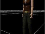 joXSI ModelDisplay showing female XSI model
