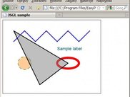 Sample shapes drawn using JSGL