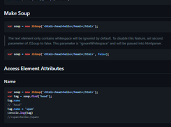 JSSoup Screenshot 1