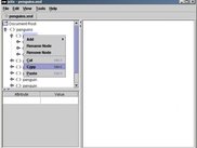 A screenshot showing the context dialog including cut/paste