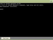 System Startup, shows jmod.Commander initiating