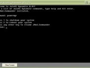 The powermgr command enables reboots and shutdowns