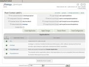 Root Context view of the jVantage development environment.