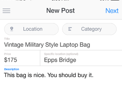 JVFloatLabeledTextField Screenshot 1