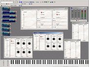 Various instances of the 3 Demo Plugins in VSTHost on win