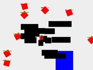 A weapon that fires height and width growing projectiles