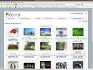 Search results in table layout