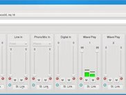 Main window with the Mixer Part active, all channels