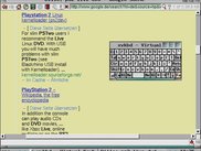 The dillo web browser and the virtual keyboard.