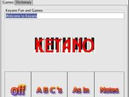 Keyano: Keyboard/Piano sounds &amp; helps kids learn their ABCs!