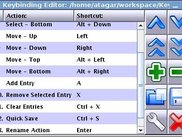Editor for changing loadable sets of key bindings.