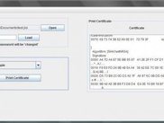 Have added a certificate viewer Interface