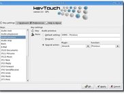 The main window of keyTouch 2.0