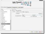 The main window of keyTouch 2.2