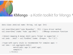KMongo Screenshot 1