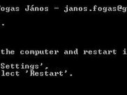 Program screen.