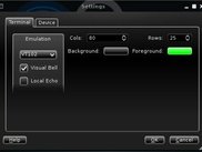 Terminal Settings