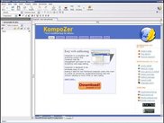 Interface do KompoZer Fácil