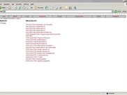 Interface after logon with personalized course list.