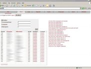 Student list with add and search function.