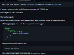 laravel-swagger Screenshot 1