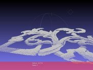 Point cloud generated by the software after cleaning up