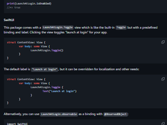 LaunchAtLogin Screenshot 1