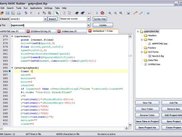 The appearance of the code editor and the project tree.