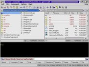 A typical instance of Larsen Commander for OS/2 in action.