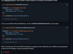 League CommonMark Screenshot 1
