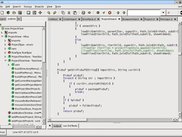 Main window showing the D source code browser