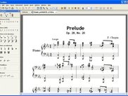 Score edition, playing back and printing