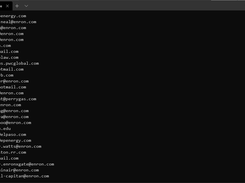 Exemple of mail adress extraction
