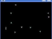"Rockdodge" example game, with anti-aliasing.