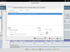 Impresión de formularios electrónicos.