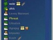 The licq main window with ICQ, AIM, and MSN contacts.