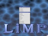 LiMP showing its menu 