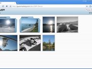 The sophisticated and elegant main view with Albums