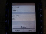Phone application - talking screen