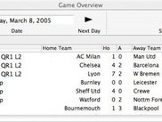 Main window, selected three matches for updates.
