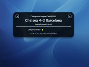 Highlights update window, showing latest update.